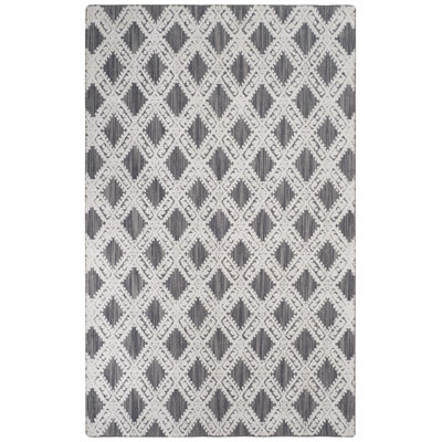 Altoona Hand Loomed Viscose Geometric Rug