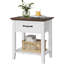 50cm W Manufactured Wood Bedside Table
