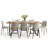 Modern 9-Piece 78.7" W Rectangular Dining Set-58700138
