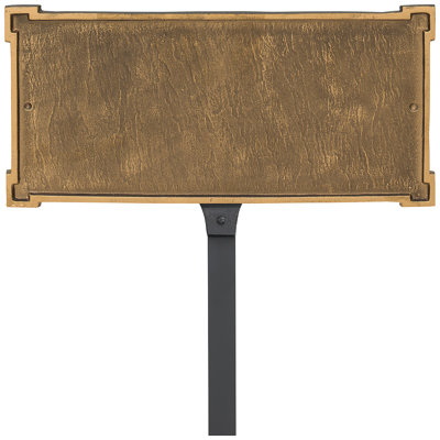 New Yorker 1-Line Lawn Address Sign