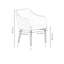 Wallaceton Velvet Armchair-814013560-846389577