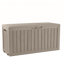 Boîte de rangement 90 gallons avec siège, boîte de rangement en résine imperméable et verrouillable-132596941