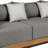 Camery 92.5'' Wide Rectangle Steel Patio Sofa with Cushions