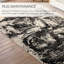Tapis abstrait noir / crème-71603407