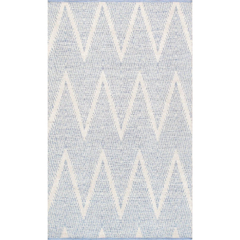 Carressa Wool and Cotton Chevron Rug
