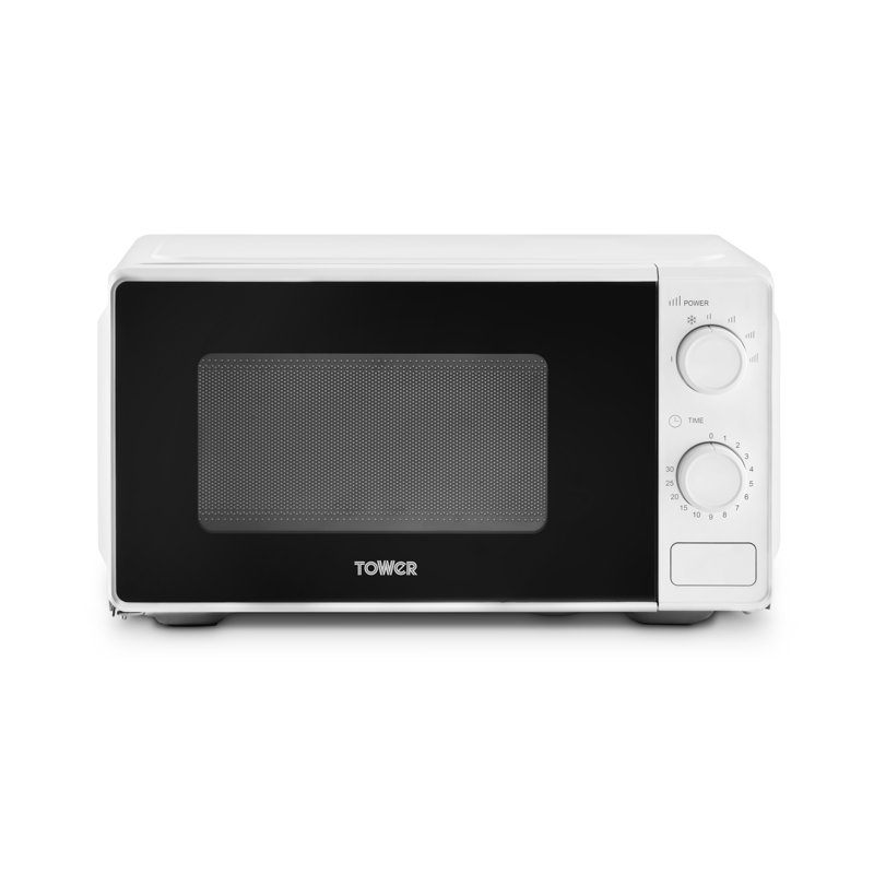 Tower 46.6cm 20m³ L Convection Countertop Microwave with Sensor Cooking, White