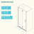 30"W X 72"H Fold Frameless Shower Door With Tempered Glass-111691948