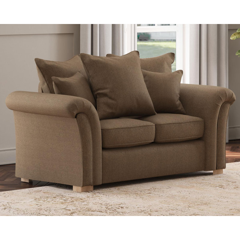 Castleacre Two Seater, Scatter Back, Nutmeg