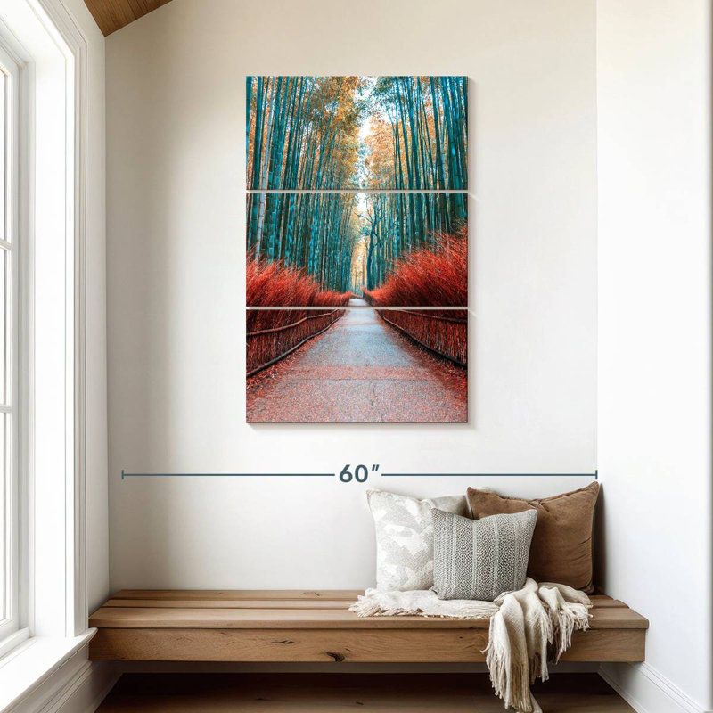 Alvord Iconic Arashiyama Forest, 45" H x 28" W