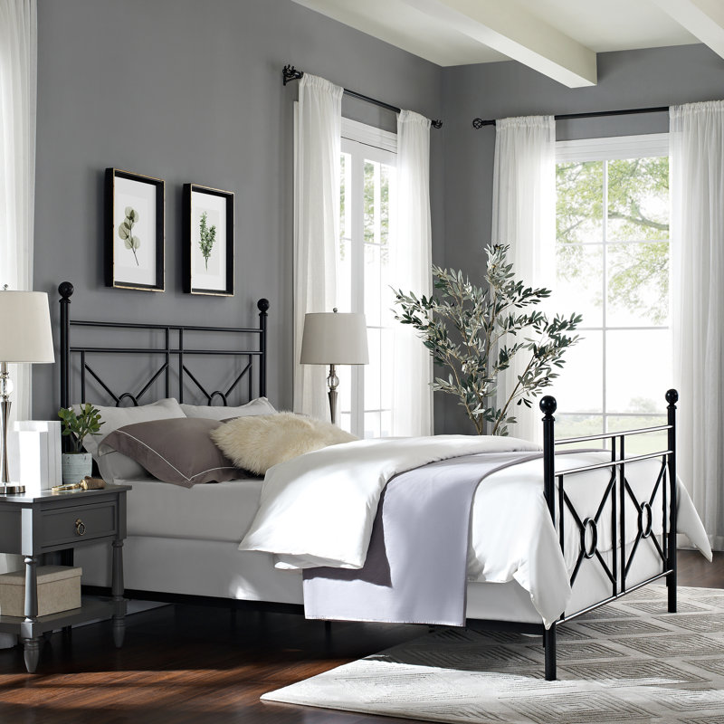 Montgomery Metal Open-Frame Bed, Queen