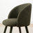 Modern Barrel Back Upholstered Dining Arm Chairs-1556350708