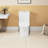 White Ceramic Comfort Height Toilet, 1.1/1.6 Flushing, One, Soft Close Seat, And Approved Ceramic, 15.55 In Height, White, &