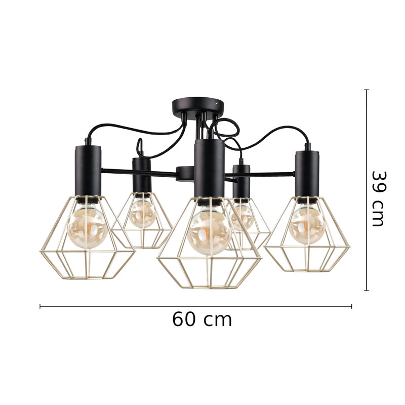 Offerle 5 - Light Unique/Statement Chandelier