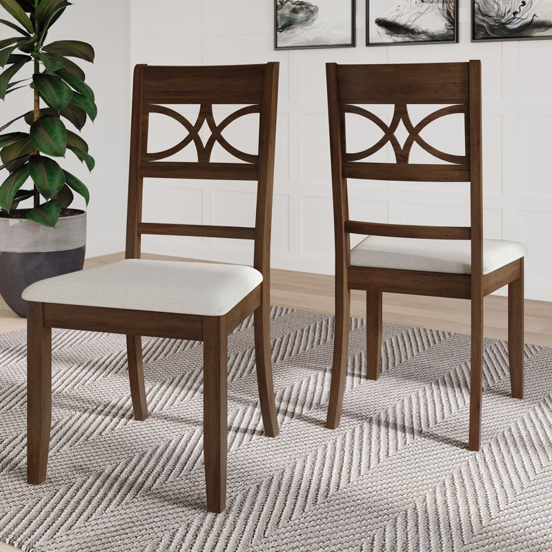 Ocossio Upholstered Parsons Chair, Brown