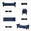 Banc de rangement Lunara 67 po pour chambre à coucher, format king, avec siège capitonné et accoudoirs arrondis-642507534-640609790