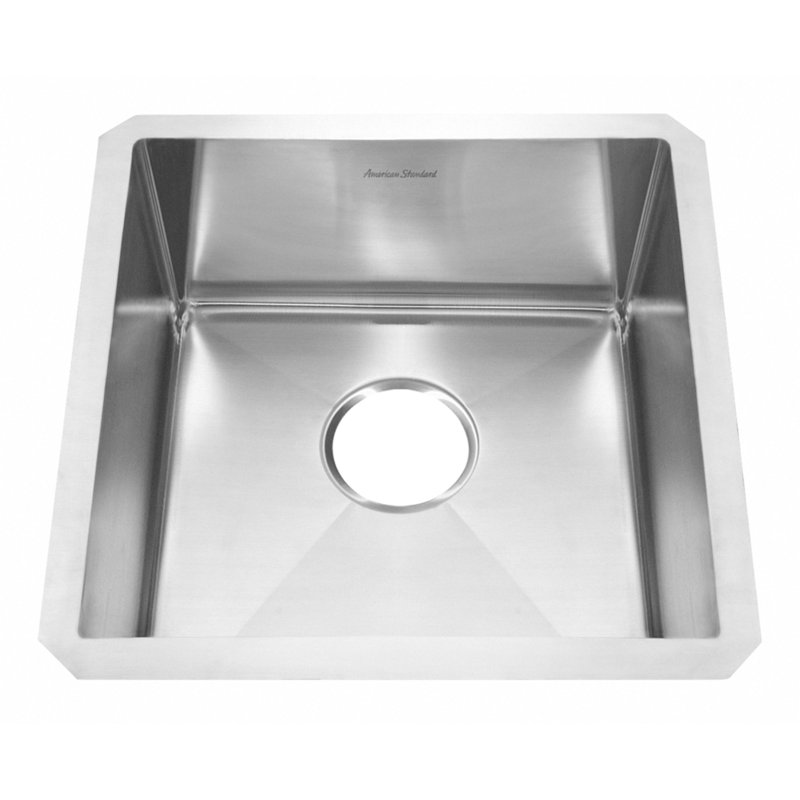 Pekoe 17'' L Single Bowl Stainless Steel Kitchen Sink