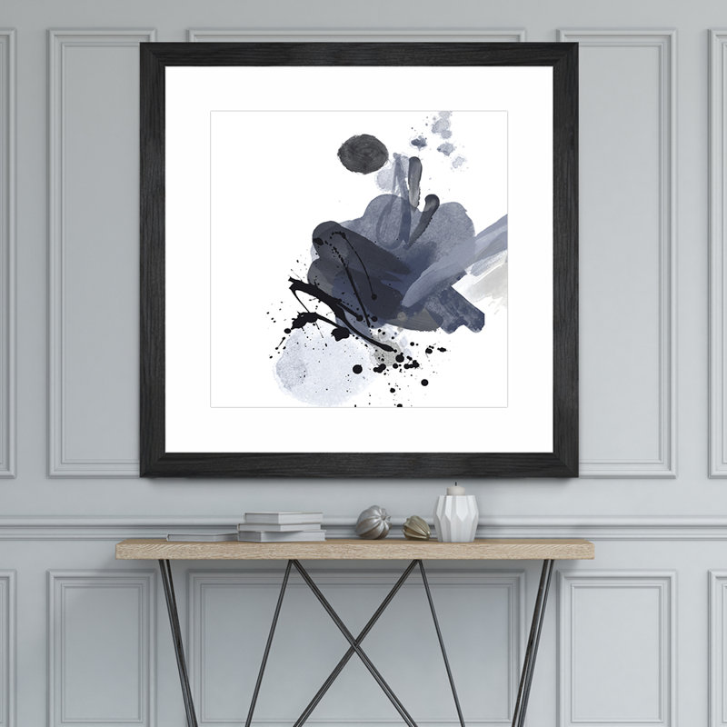 « blue & splash black splash i » par irena orlov-impression sur papier