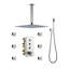 Système de douche thermostatique 3 fonctions à 3 fonctions 12 po-119136730