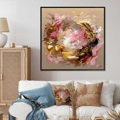 Glam Revelations Abstract Expressionism - Peinture abstraite, décoration murale