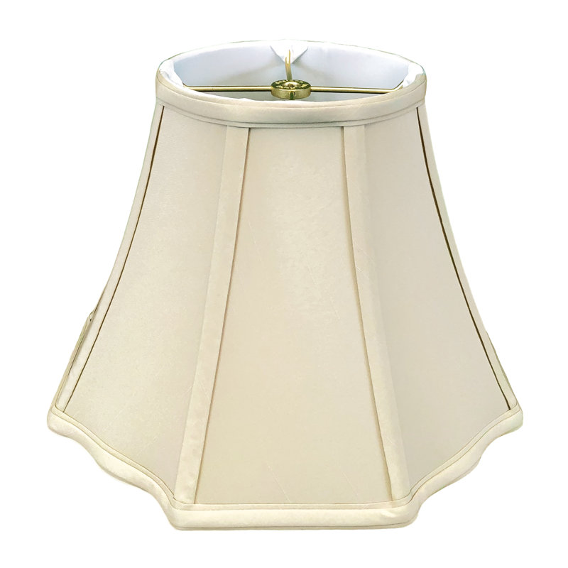 Royal Designs, Inc. BSO-701-18BG, abat-jour de base évasé à coins évasés, 10 x 18 x 13, beige, Beige