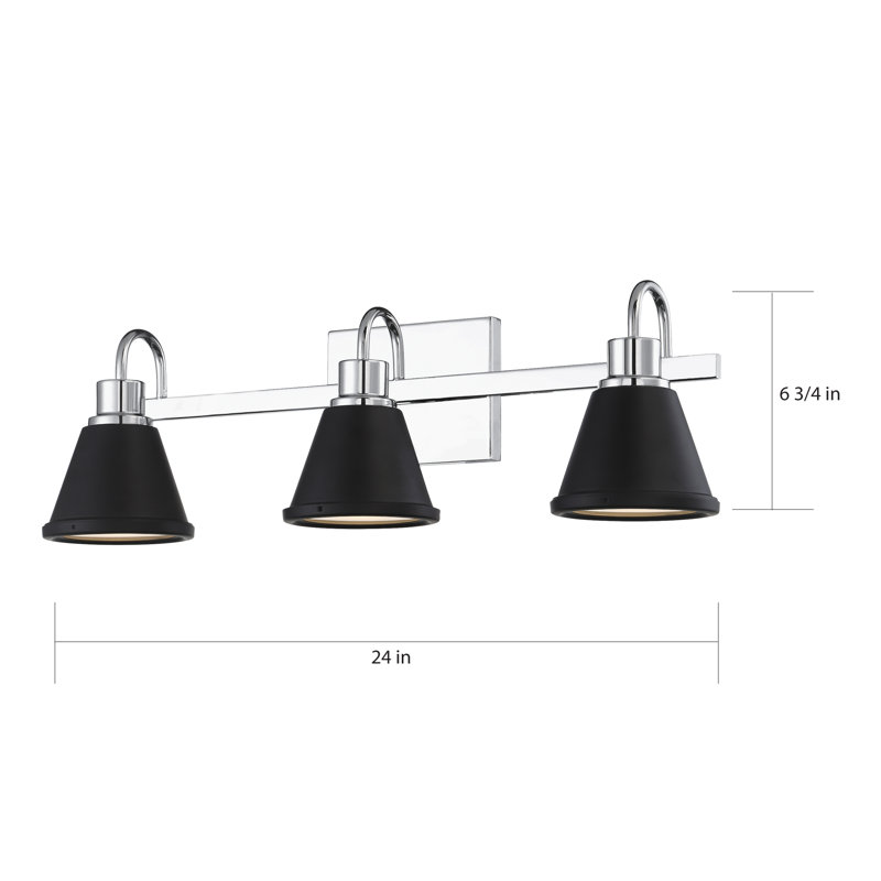 Varner 3 - Light LED Vanity Light
