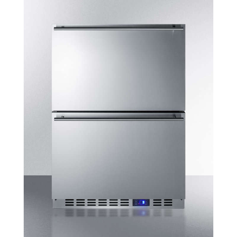 Outdoor Refrigeration 3.54 Cubic Feet Frost-Free Undercounter Freezer Drawers with Adjustable Temperature Controls