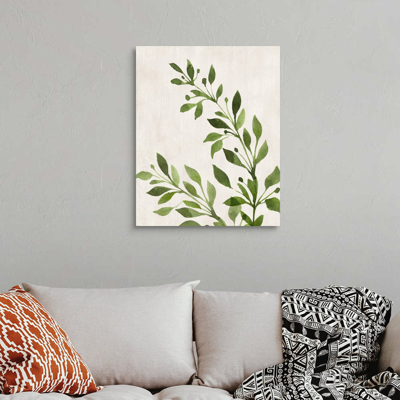 Botanical Wash I - reproduction d'art sur toile, Toile tendue, H 30 po x l 24 po x P 1,25 po