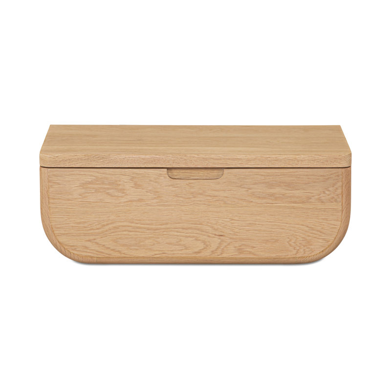 Hettie Floating Nightstand Natural, Brown