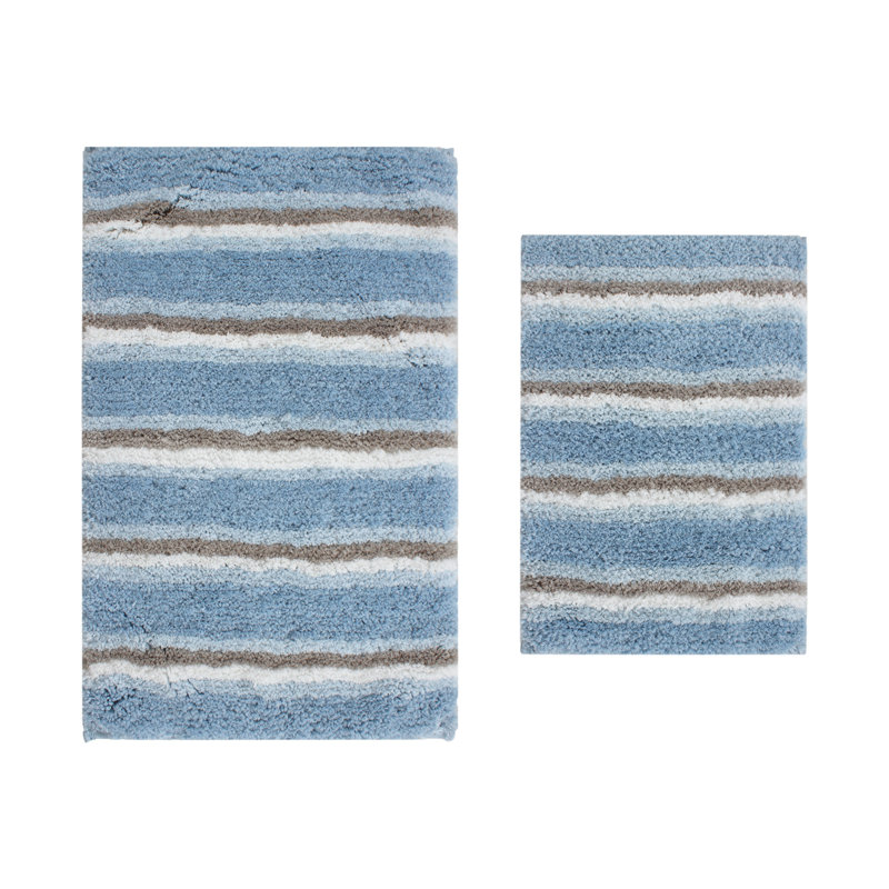 Amyr Non-Slip Bath Rug, Blue