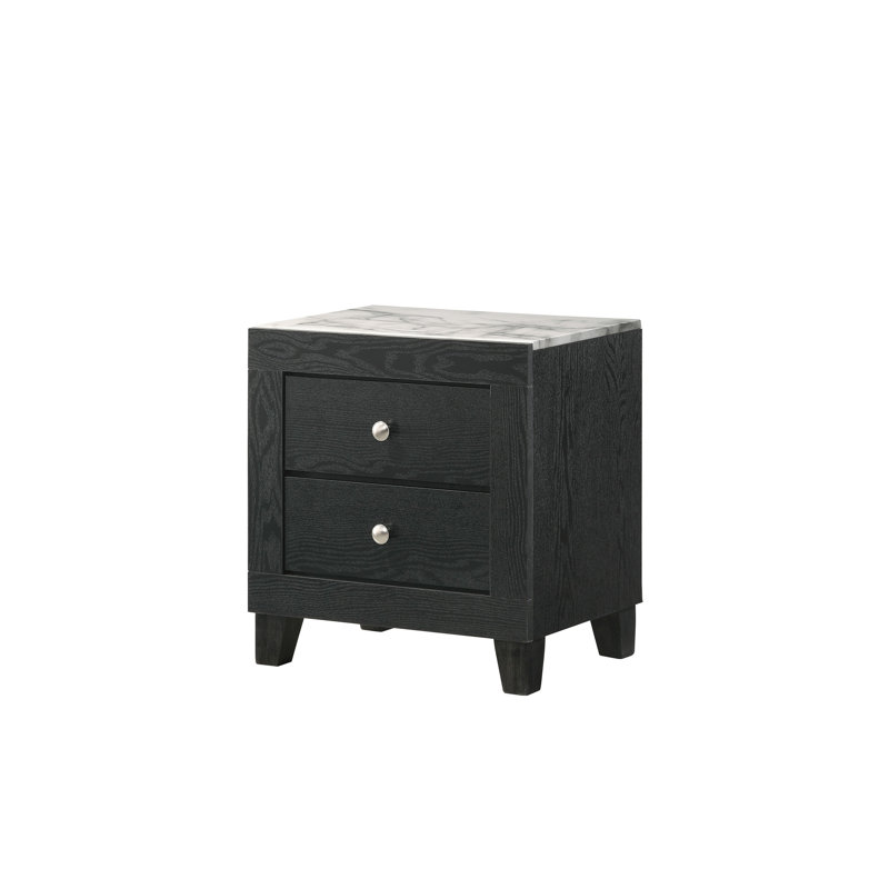 Armenakis 21.5'' W Solid Wood Nightstand