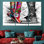 «Graffiti Shoes», art sur toile imprimé 3P