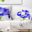 Coussin lombaire floral rose