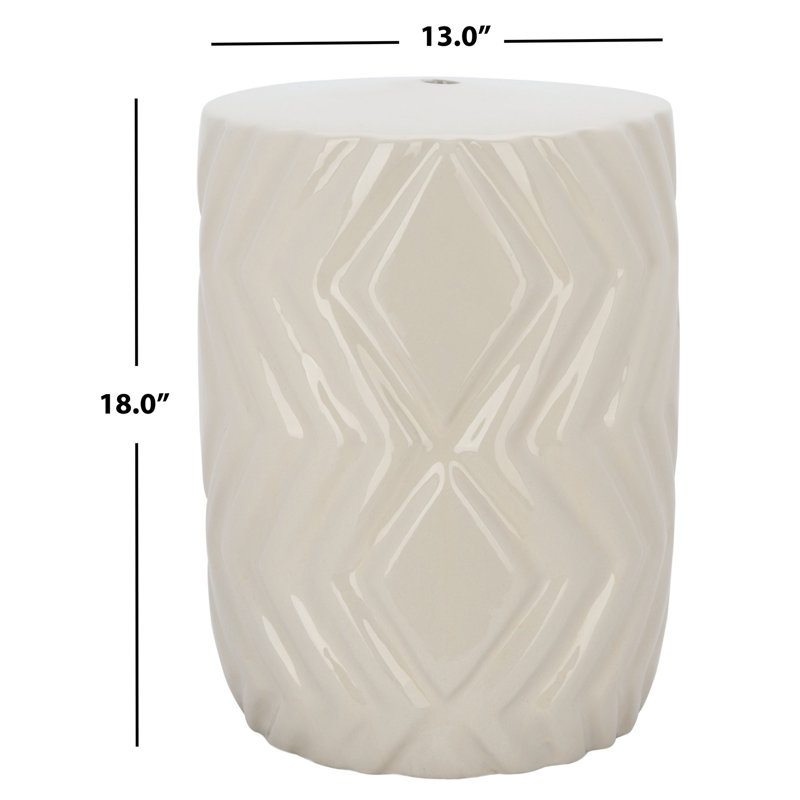 Ceramic Accent Stool