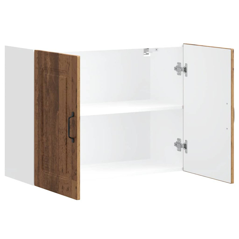 Kitchen Wall Cabinet Kalmar Engineered Wood, Old Wood, 60cm H x 80cm W x 31cm D