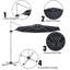Minga 132'' Cantilever Umbrella