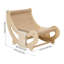 2-in-1 Cat Scratcher Lounge Chair Pet Bed