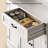67" Classic Farmhouse Kitchen Pantry with Microwave Shelf, Drawer, Cabinet & Wine Rack