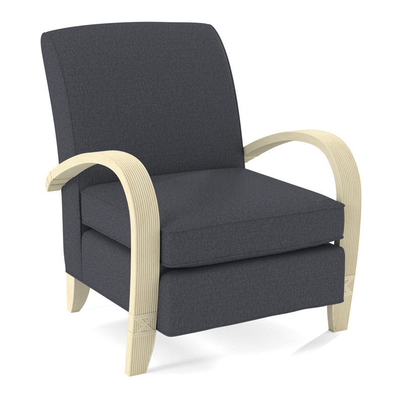 Vero Armchair, Bisque, White Performance Fabric; 0851-94