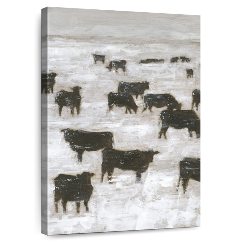 Brampt Winter Grazing II, 45" H x 30" W