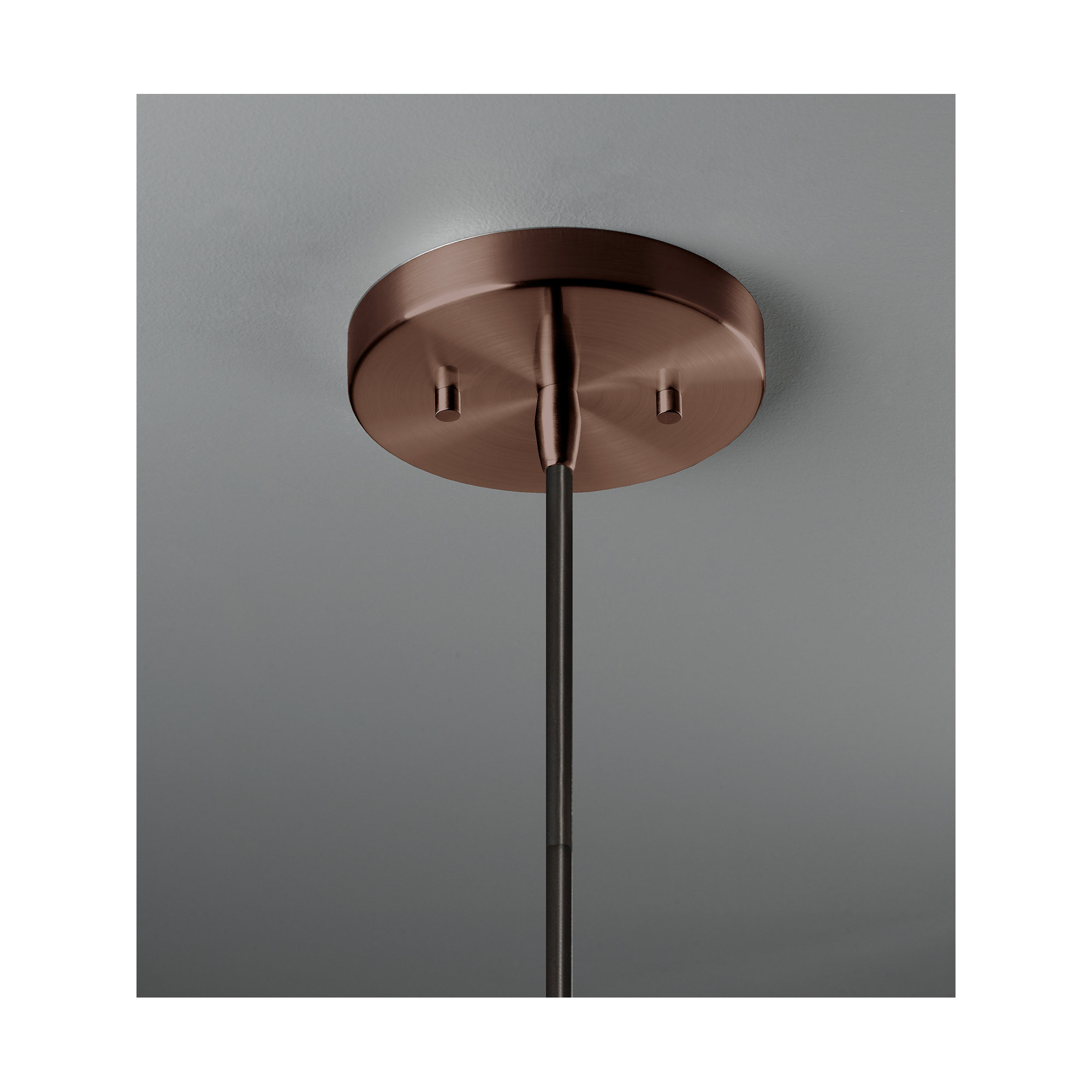 Colgate Single Light Ceramic Dimmable Pendant, Terra Cotta, Dark Bronze