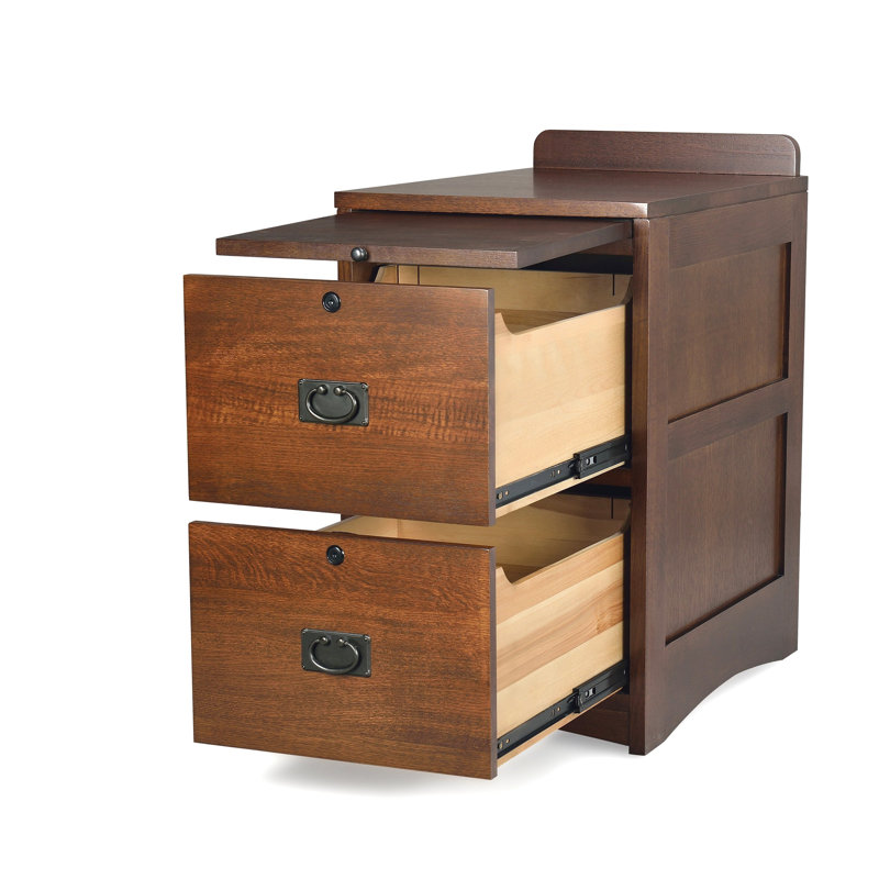 Jawwad 19'' Wide Solid Wood File Cabinet
