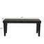 Banc en bois tissé brun Markus-522219866