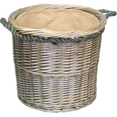 Schaffen Wicker Log Carrier
