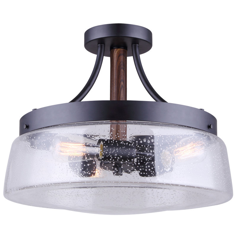 Lustre tambour à intensité variable 3 lumières Monongah