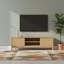 Console télé Rise, chêne clair