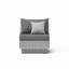 Chaises d'extérieur sans accoudoirs 2 pièces Bafra - gris anthracite-116886754