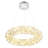 24in Round K9 Crystal Ring Chandelier Adjustable Hanging Light Fixture For Living Room