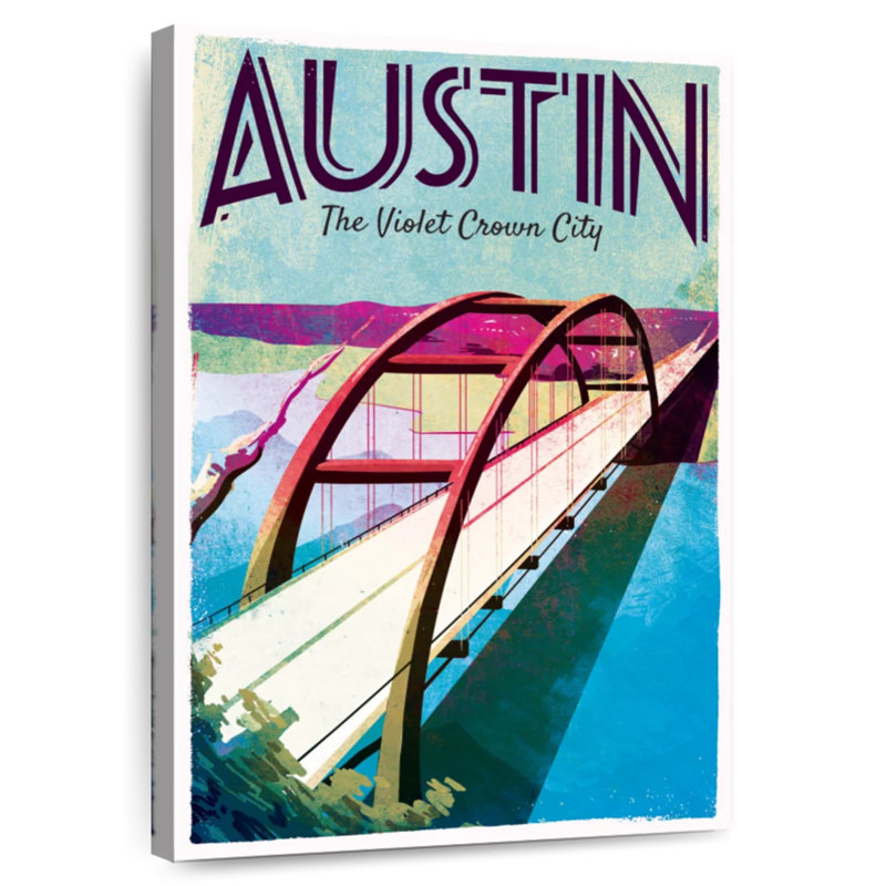 Austin Poster, 45" H x 30" W