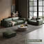 Canapé modulaire vert en cuir véritable-1789350241-1789350243-1789350242