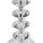 Ensemble de lampes de table en cristal 23 po Jennieve
